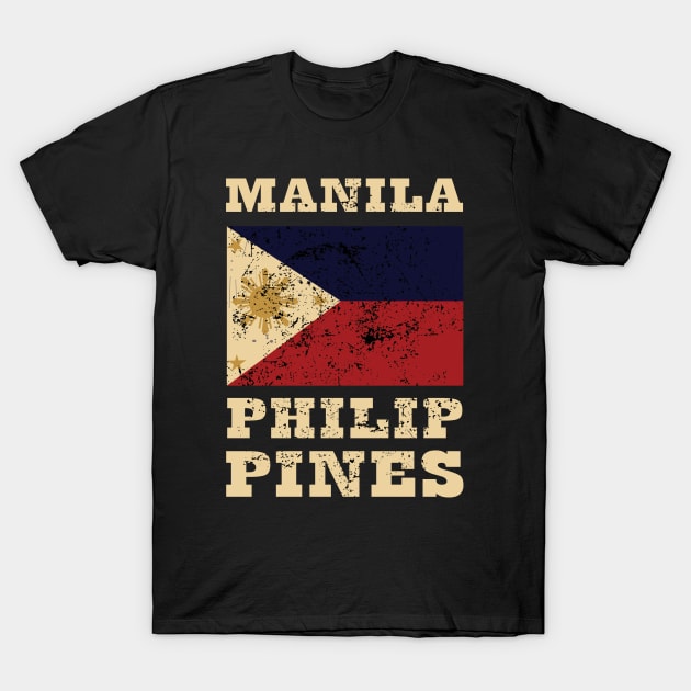 Flag of Philippines T-Shirt by KewaleeTee